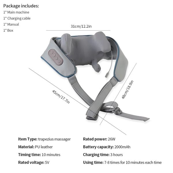 Neck & Shoulder Massager With Heat Neck & Shoulder Massager With Heat