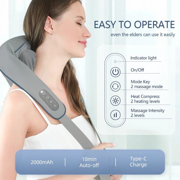 Neck & Shoulder Massager With Heat Neck & Shoulder Massager With Heat