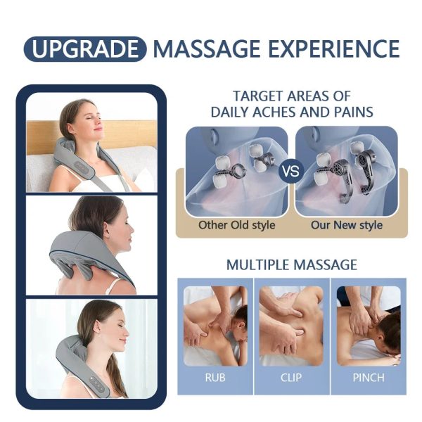 Neck & Shoulder Massager With Heat Neck & Shoulder Massager With Heat