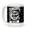 Need Coffee Meow Coffee Mug Need Coffee Meow Coffee Mug