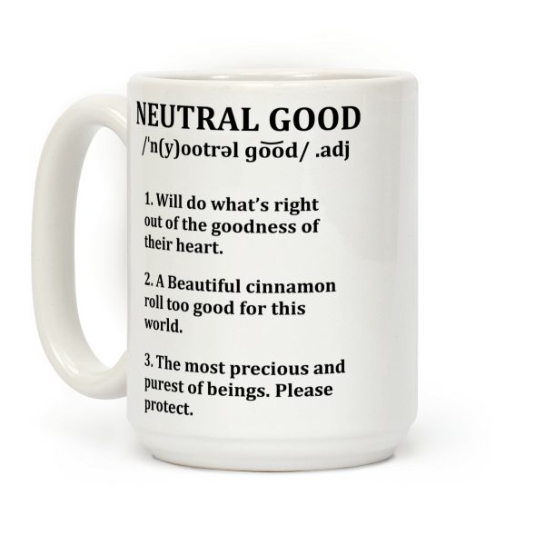 Neutral Good Definition Coffee Mug Neutral Good Definition Coffee Mug