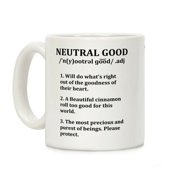 Neutral Good Definition Coffee Mug Neutral Good Definition Coffee Mug