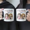 Never Too Far To Have Coffee Together Friendship - Personalized Mug