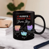 Never Too Far To Have Coffee Together State - Personalized Mug Never Too Far To Have Coffee Together State - Personalized Mug