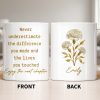 Never Underestimate The Difference You Made - Personalized Custom Coffee Mug - DOC088_MG