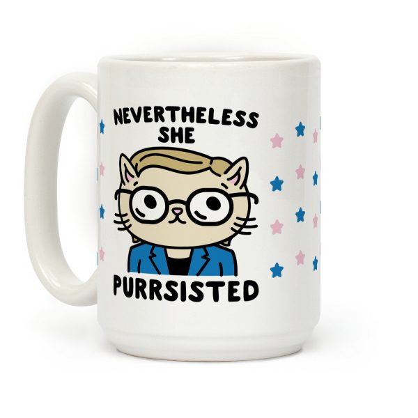 Nevertheless She Purrsisted Coffee Mug Nevertheless She Purrsisted Coffee Mug