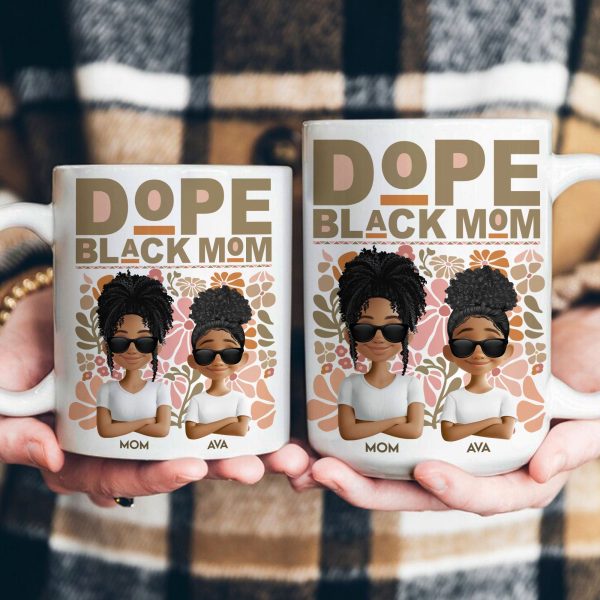New Version Dope Mom - Personalized Mug New Version Dope Mom - Personalized Mug