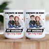 New Version Funny Couple Congrats On Being My Husband - Personalized Mug New Version Funny Couple Congrats On Being My Husband - Personalized Mug