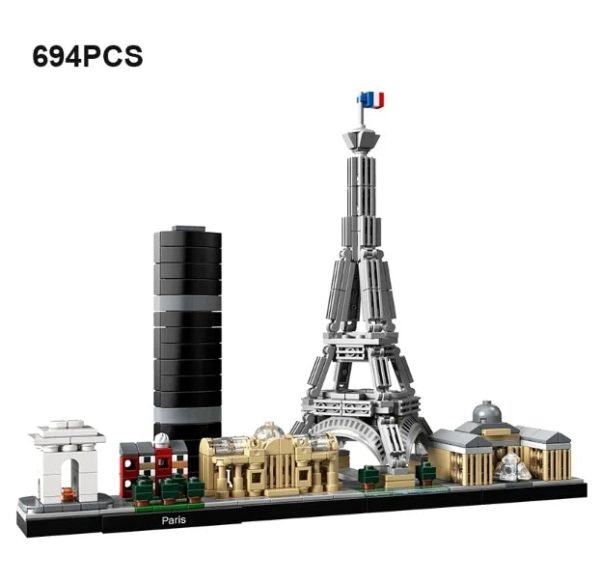 New York London Pairs Dubai Lanmark City Skyline Building Blocks New York London Pairs Dubai Lanmark City Skyline Building Blocks
