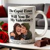 Newspaper Couple Custom Photo Coffee Mug - Personalized Gifts For Couple 01nati070126 Newspaper Couple Custom Photo Coffee Mug - Personalized Gifts For Couple 01nati070126