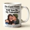 Newspaper Couple Custom Photo Coffee Mug - Personalized Gifts For Couple 01nati070126 Newspaper Couple Custom Photo Coffee Mug - Personalized Gifts For Couple 01nati070126