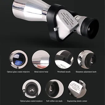 Night Vision Mobile Monocular Telescope With Phone Holder Night Vision Mobile Monocular Telescope With Phone Holder