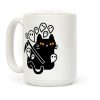 Nine Lives Reaper Cat Coffee Mug Nine Lives Reaper Cat Coffee Mug