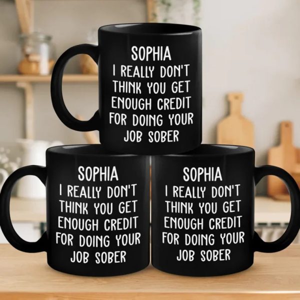 No, I'm Really Serious - Coworker Personalized Custom Black Mug - Gift For Coworkers, Work Friends, Colleagues No, I'm Really Serious - Coworker Personalized Custom Black Mug - Gift For Coworkers, Work Friends, Colleagues