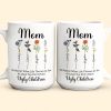 No Matter What Life Throws At You Custom Birth Flowers - Personalized Mug No Matter What Life Throws At You Custom Birth Flowers - Personalized Mug