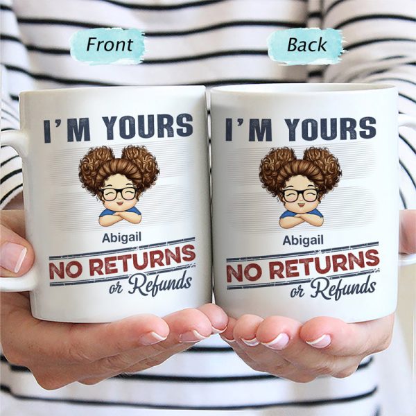 No Returns Or Refunds Chibi Grandkids - Funny Gift For Dad, Mom, Grandma, Grandpa - Personalized Mug No Returns Or Refunds Chibi Grandkids - Funny Gift For Dad, Mom, Grandma, Grandpa - Personalized Mug