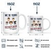 No Returns Or Refunds Chibi Grandkids Dog Cat - Personalized Mug No Returns Or Refunds Chibi Grandkids Dog Cat - Personalized Mug