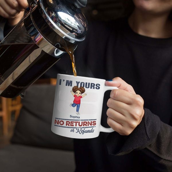 No Returns Or Refunds Funny Chibi Grandkids - Gift For Dad, Mom, Grandma, Grandpa - Personalized Mug No Returns Or Refunds Funny Chibi Grandkids - Gift For Dad, Mom, Grandma, Grandpa - Personalized Mug