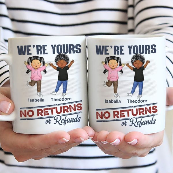 No Returns Or Refunds Funny Chibi Grandkids - Gift For Dad, Mom, Grandma, Grandpa - Personalized Mug No Returns Or Refunds Funny Chibi Grandkids - Gift For Dad, Mom, Grandma, Grandpa - Personalized Mug
