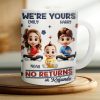 No Returns Or Refunds Parents - 3D Inflated Effect Printed Mug, Personalized White Edge-to-Edge Mug No Returns Or Refunds Parents - 3D Inflated Effect Printed Mug, Personalized White Edge-to-Edge Mug