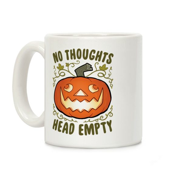 No Thoughts, Heady Empty Jack o' lantern Coffee Mug No Thoughts, Heady Empty Jack o' lantern Coffee Mug