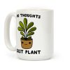 No Thoughts, Just Plant Coffee Mug No Thoughts, Just Plant Coffee Mug
