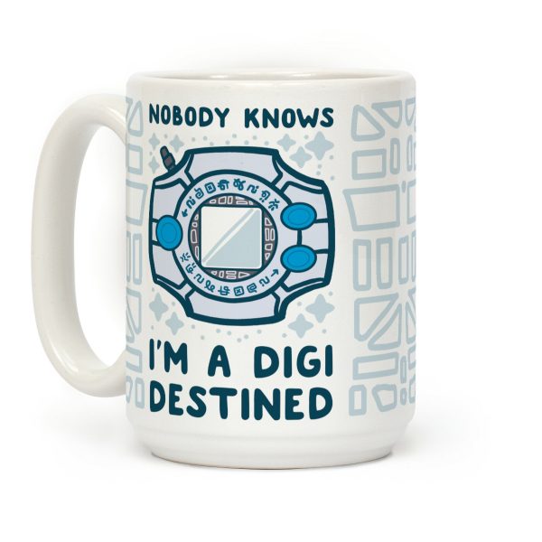 Nobody Knows I'm a Digidestined Coffee Mug Nobody Knows I'm a Digidestined Coffee Mug
