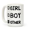 Non-Binary Checklist Coffee Mug