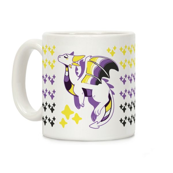 Non-Binary Pride Dragon Coffee Mug Non-Binary Pride Dragon Coffee Mug