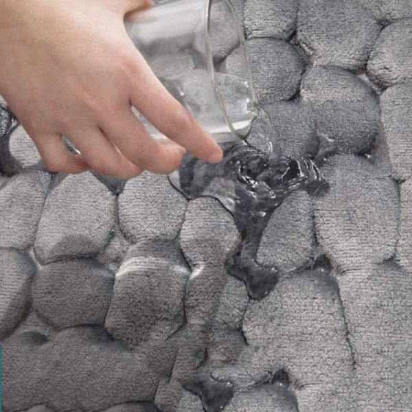 Non-Slip Embossed Bathroom Mat Non-Slip Embossed Bathroom Mat