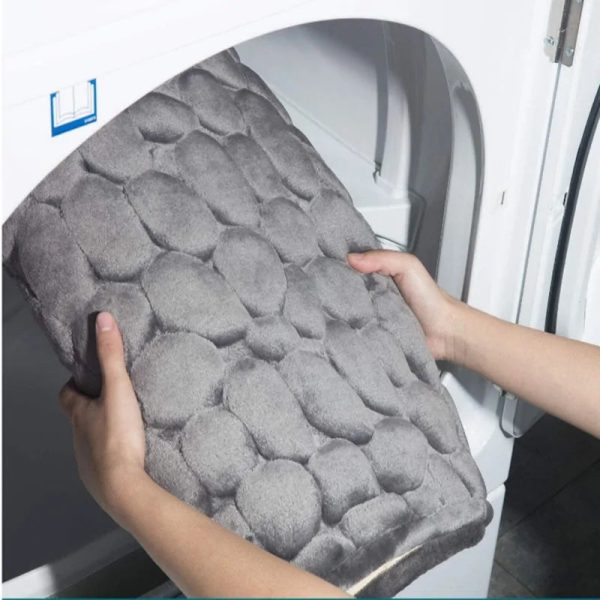 Non-Slip Embossed Bathroom Mat Non-Slip Embossed Bathroom Mat