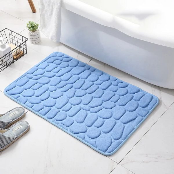 Non-Slip Embossed Bathroom Mat Non-Slip Embossed Bathroom Mat