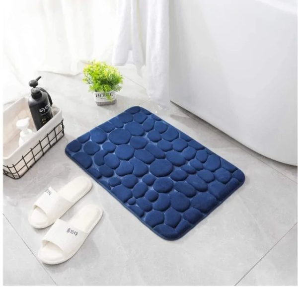 Non-Slip Embossed Bathroom Mat Non-Slip Embossed Bathroom Mat