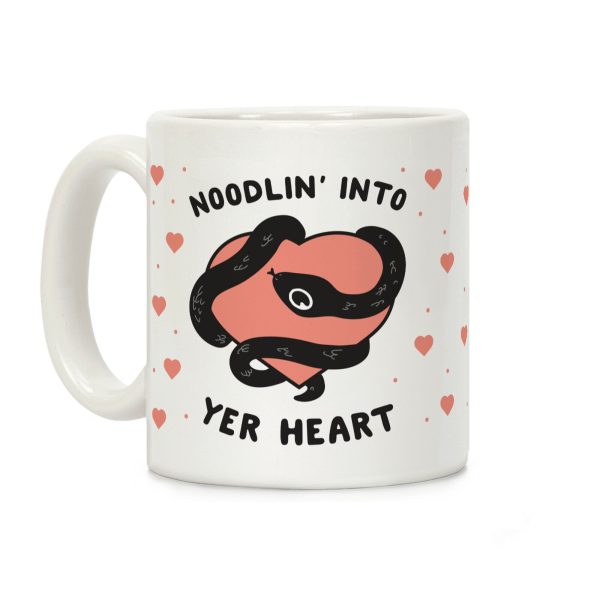 Noodlin' Into Yer Heart Coffee Mug Noodlin' Into Yer Heart Coffee Mug