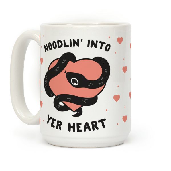 Noodlin' Into Yer Heart Coffee Mug Noodlin' Into Yer Heart Coffee Mug