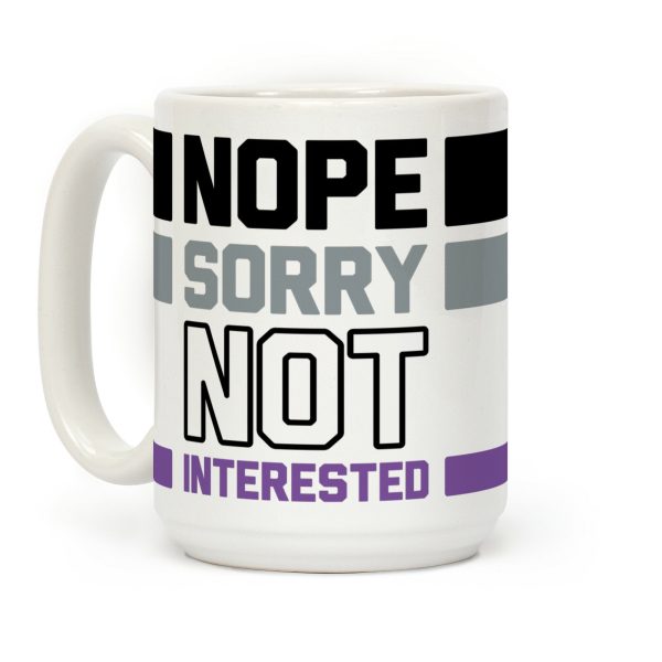 Nope Sorry Not Interested Coffee Mug Nope Sorry Not Interested Coffee Mug