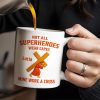 Not All Superheroes Wear Capes, Mine Wore A Cross, Praying Figure - Personalized Custom Coffee Mug - FTH061_MG Not All Superheroes Wear Capes, Mine Wore A Cross, Praying Figure - Personalized Custom Coffee Mug - FTH061_MG