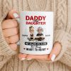 Not Always Eye To Eye But Always Heart To Heart, Cityscape - Personalized Custom Coffee Mug - DAD280_MG Not Always Eye To Eye But Always Heart To Heart, Cityscape - Personalized Custom Coffee Mug - DAD280_MG