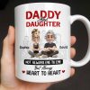 Not Always Eye To Eye But Always Heart To Heart, Cityscape - Personalized Custom Coffee Mug - DAD280_MG Not Always Eye To Eye But Always Heart To Heart, Cityscape - Personalized Custom Coffee Mug - DAD280_MG