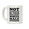 Not Interested In Your Straight White Male Opinions Coffee Mug Not Interested In Your Straight White Male Opinions Coffee Mug