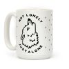Not Lonely Just Alone Coffee Mug Not Lonely Just Alone Coffee Mug