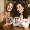 Not Sisters By Blood But Sisters By Heart - Personalized Mug - Sassy Girls