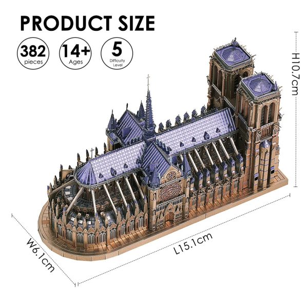 Notre Dame Cathedral Paris DIY Model Building Kits Notre Dame Cathedral Paris DIY Model Building Kits