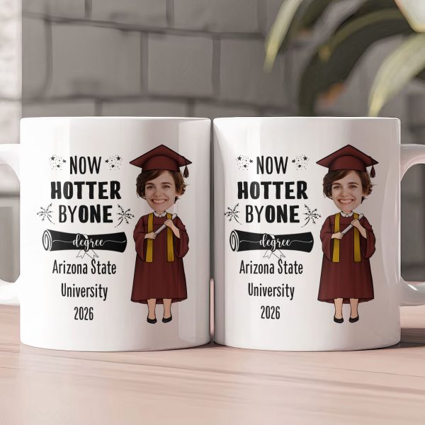 Now Hotter By One Degree - Personalized Photo Mug Now Hotter By One Degree - Personalized Photo Mug