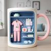 Nurse Coffee Accent Mug - Personalized Gifts For Nurse 03kita241225