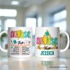Nurse Life Tour Personalized Mug, Medical Worker Custom Gift with Name Nurse Life Tour Personalized Mug, Medical Worker Custom Gift with Name