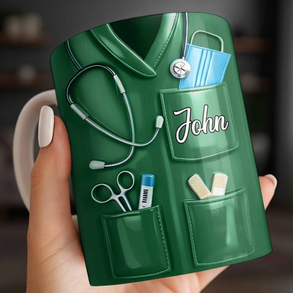 Nurse Nutrition Facts Compassion, Sleep, Courage Mug Design - Personalized Custom Coffee Mug - NUR060_MG Nurse Nutrition Facts Compassion, Sleep, Courage Mug Design - Personalized Custom Coffee Mug - NUR060_MG