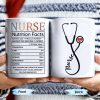 Nurse, Stethoscope and Heartbeat - Personalized Custom Coffee Mug - NUR016_MG Nurse, Stethoscope and Heartbeat - Personalized Custom Coffee Mug - NUR016_MG