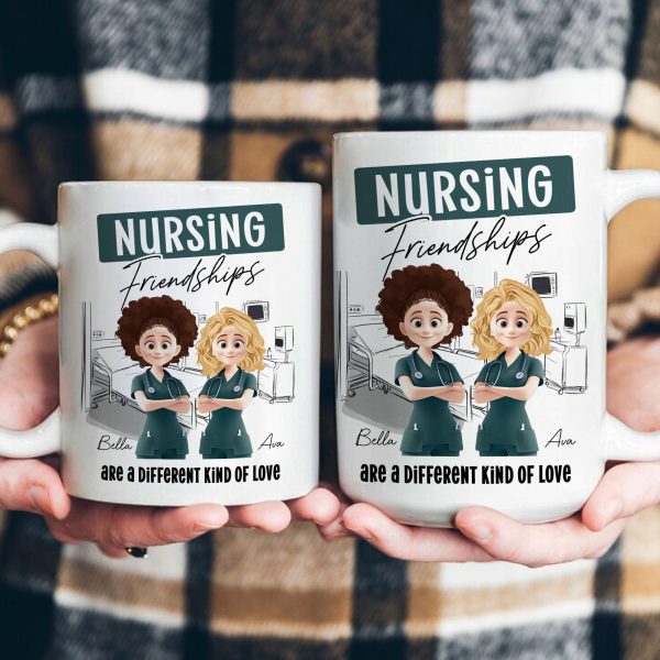 Nursing Friendships - Personalized Mug Nursing Friendships - Personalized Mug