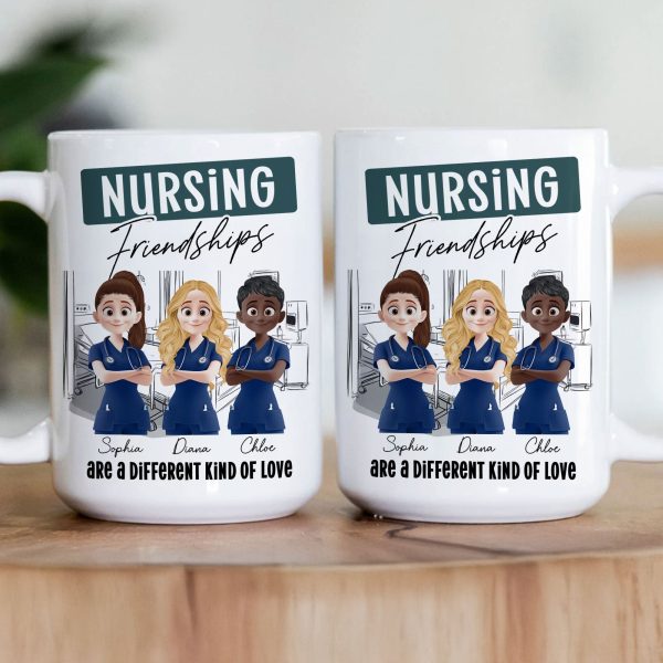 Nursing Friendships - Personalized Mug Nursing Friendships - Personalized Mug
